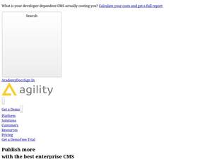 Blog.agilitycms.com