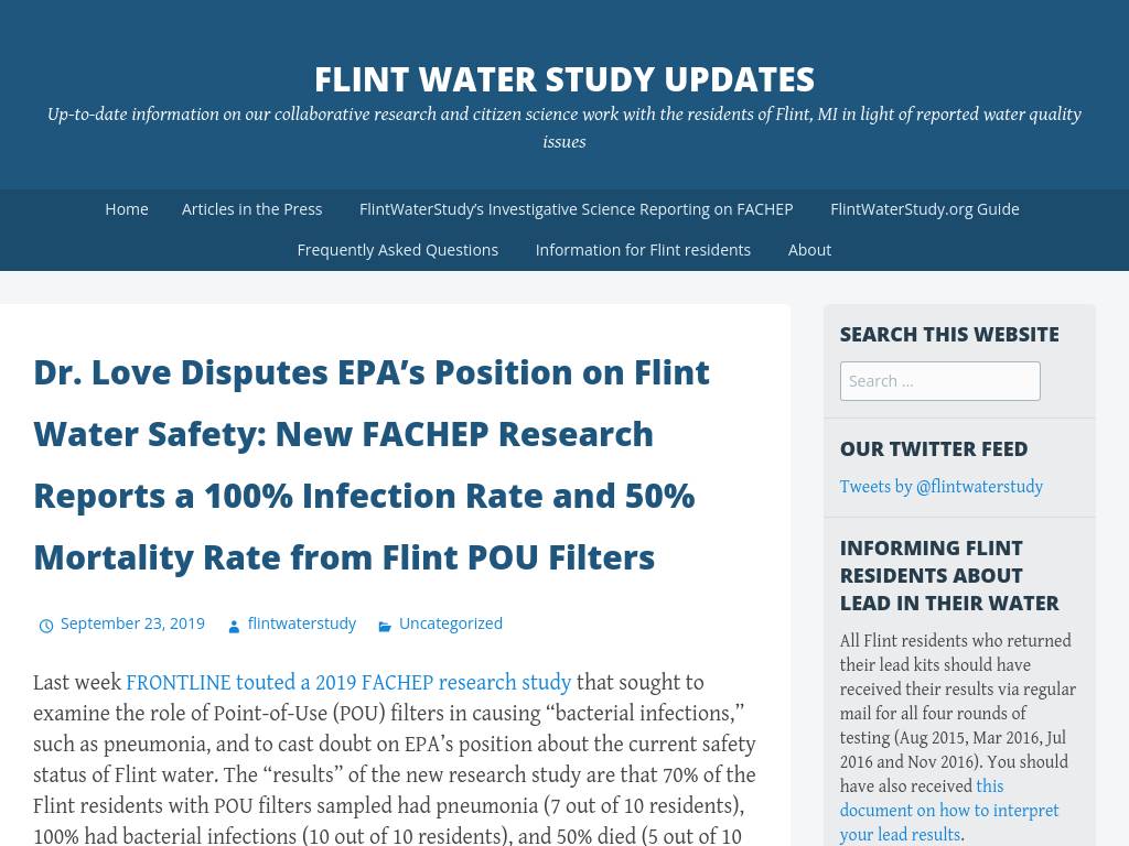 flintwaterstudy.org
