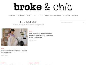 brokeandchic.com