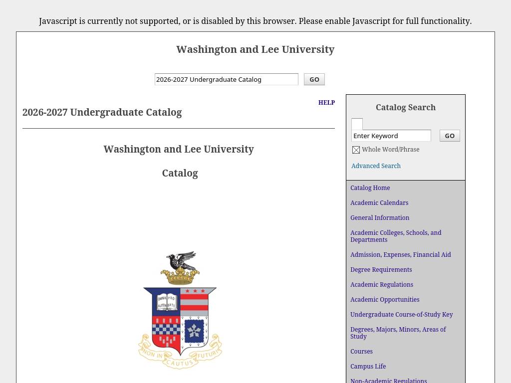 Catalog.wlu.edu