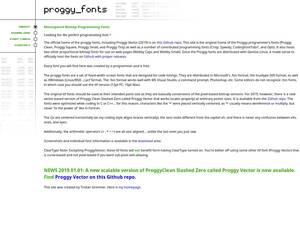 proggyfonts.net