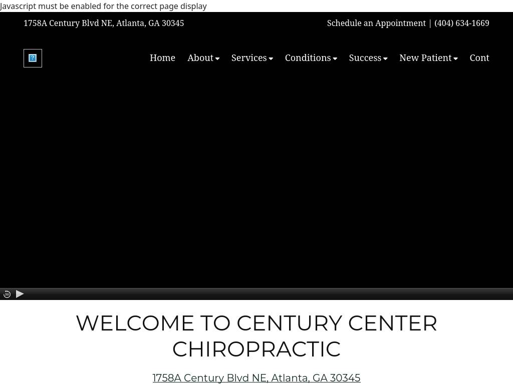 Centurycenterchiro.com