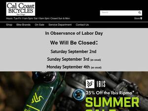 calcoastbicycles.com