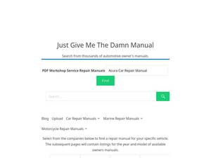 Justgivemethedamnmanual.com