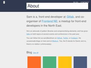 Sam.beckham.io
