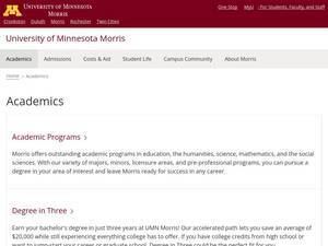 Academics.morris.umn.edu