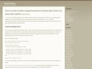 Blog.brokenfunction.com