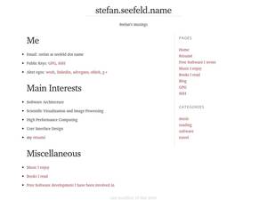 Stefan.seefeld.name