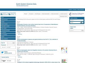 earth-syst-sci-data.net