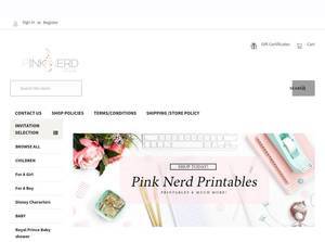 pinknerdprintables.com