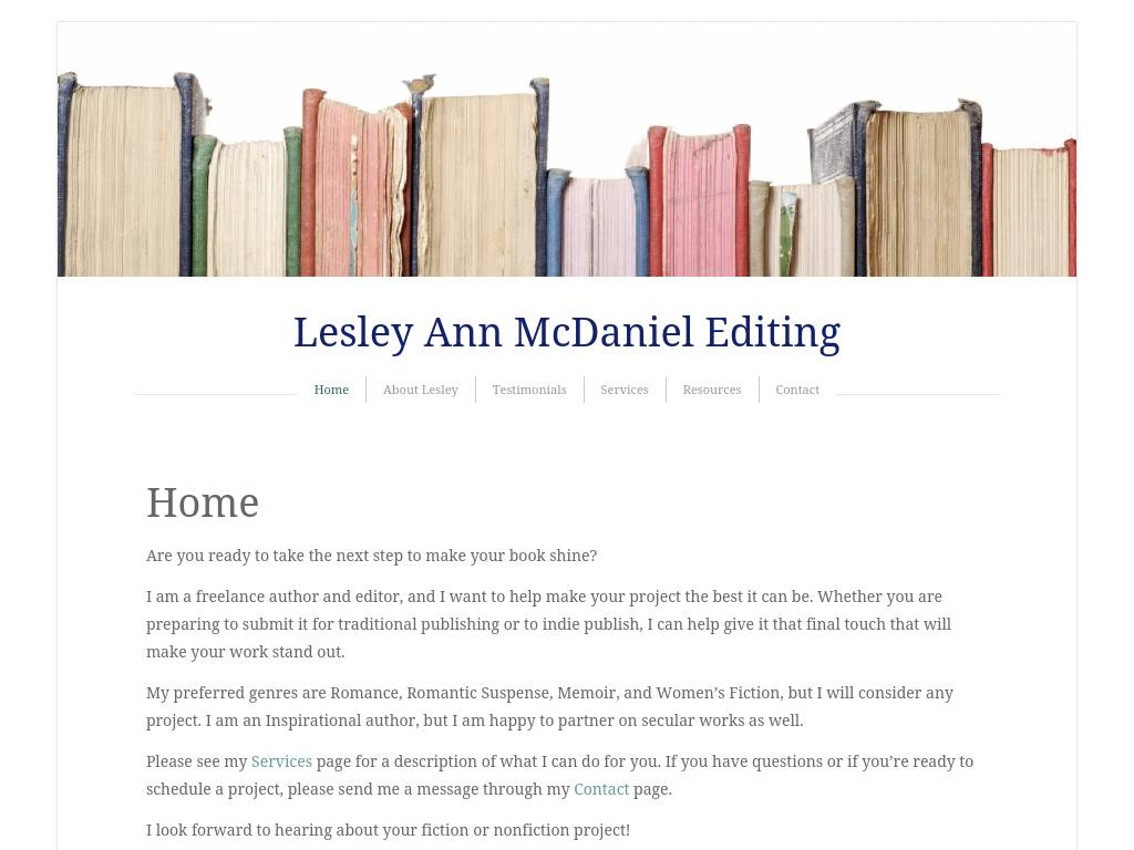 lesleyannmcdanielediting.com