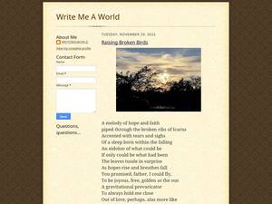 Writemeaworld.blogspot.com