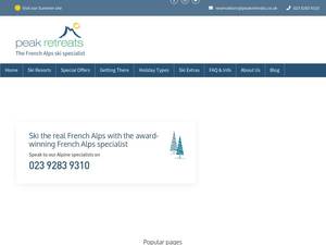 peakretreats.co.uk