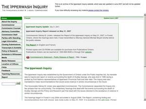 Ipperwashinquiry.ca