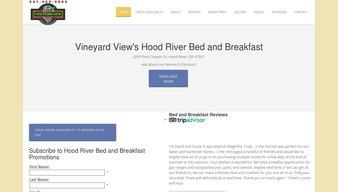 Vineyardviewbnb.com