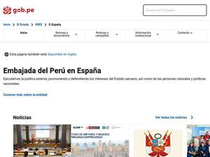 Embajadaperu.es