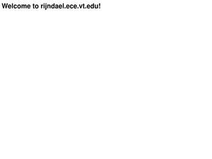 Rijndael.ece.vt.edu