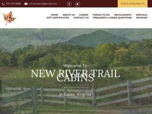 newrivertrailcabins.com