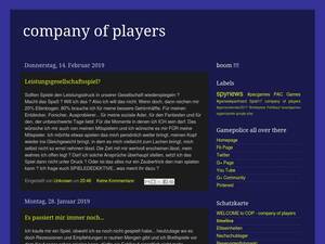 Companyofplayers.blogspot.com