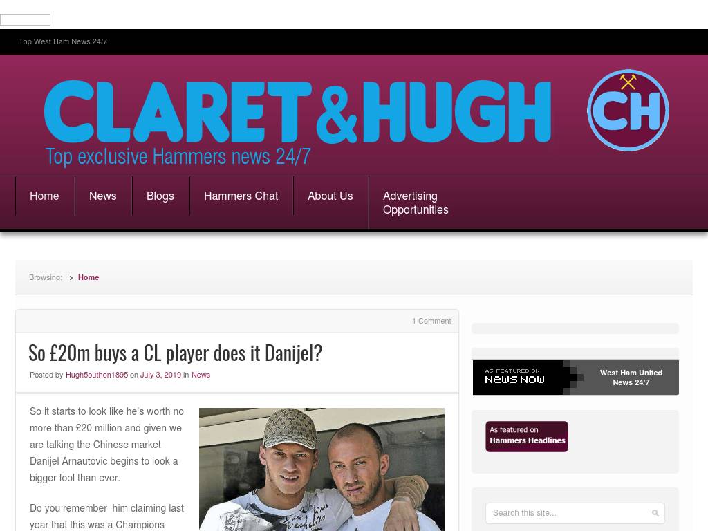 claretandhugh.info
