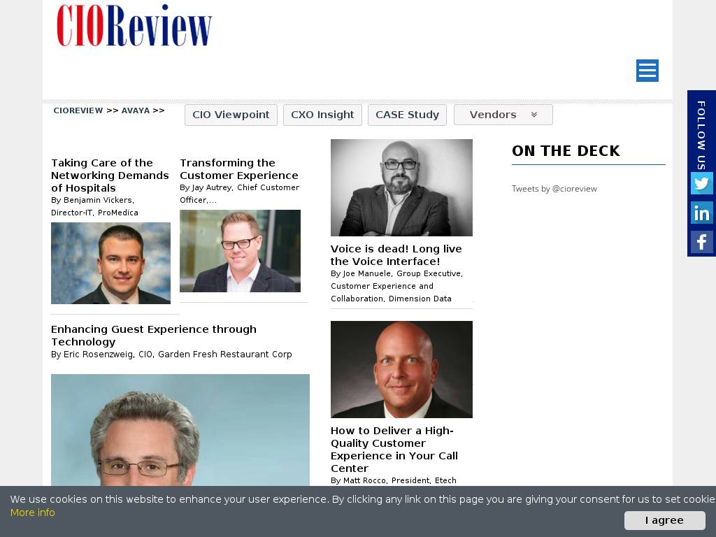 Avaya.cioreview.com