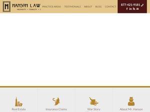 hansonlawfirm.com