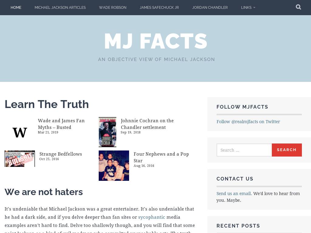 Mjfacts.com
