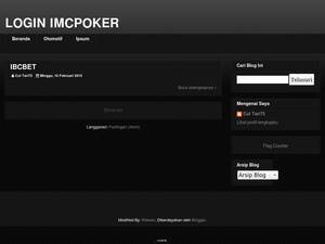 Loginimcpoker.blogspot.com