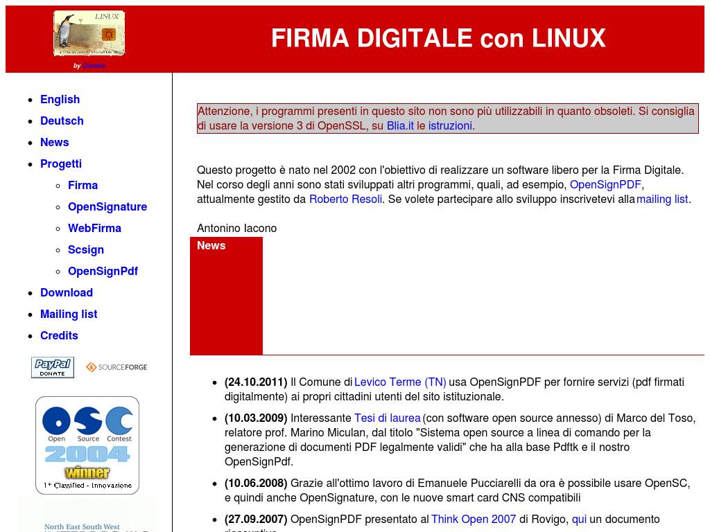 Opensignature.sourceforge.net