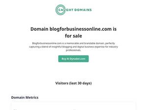Blogforbusinessonline.com