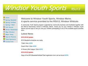 windsoryouthsports.com