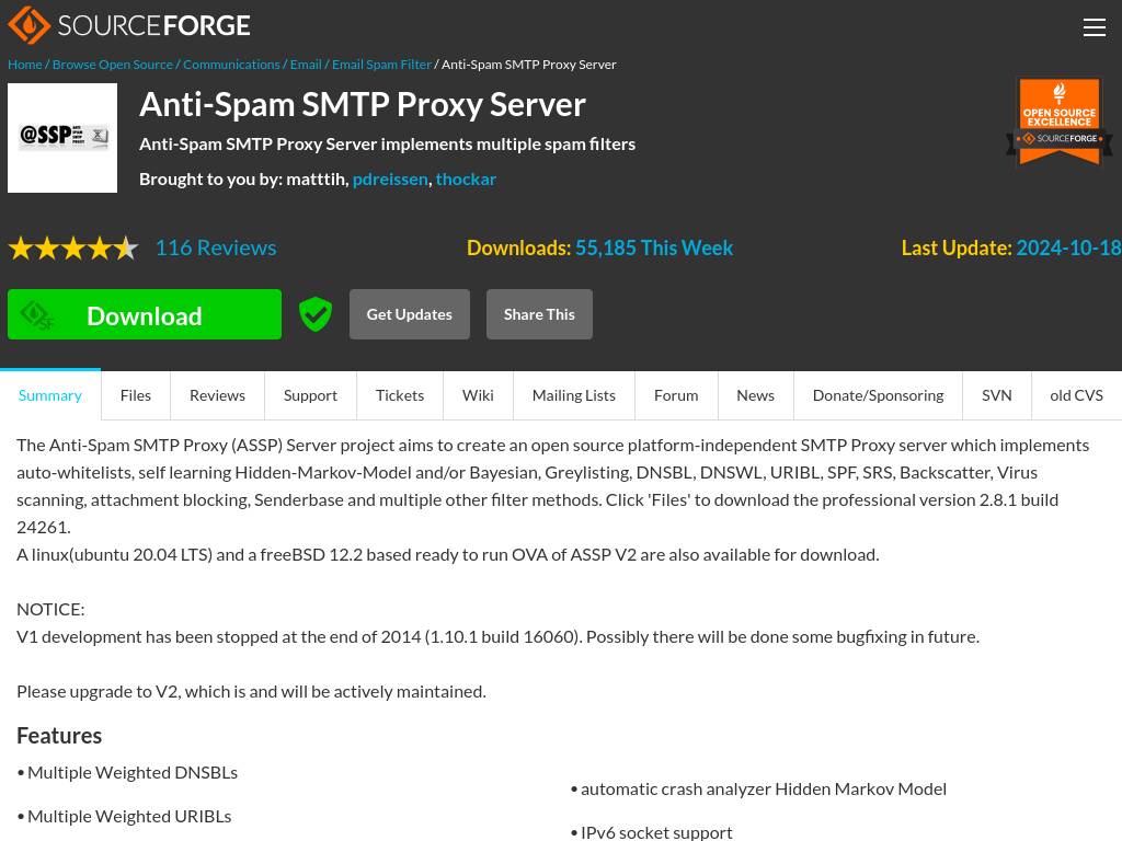 Assp.sourceforge.net