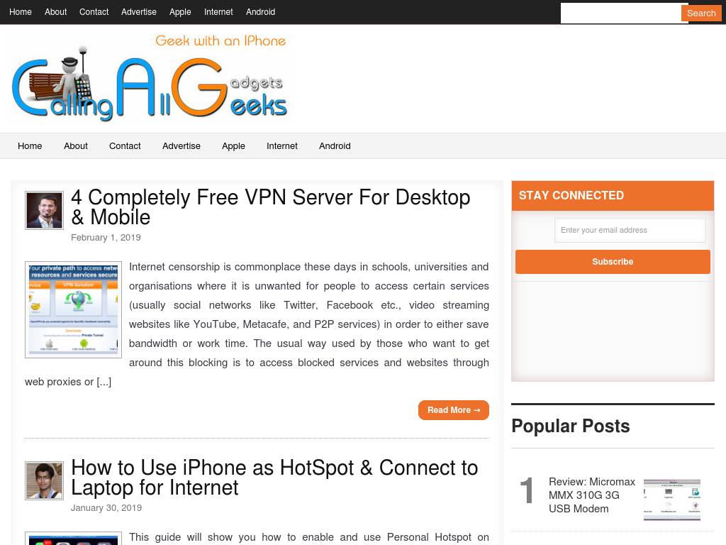 callingallgeeks.org