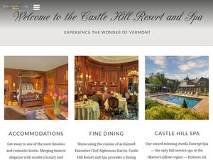 castlehillresortvt.com