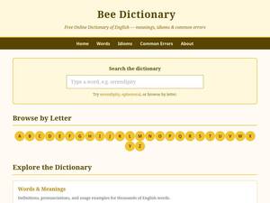 Beedictionary.com