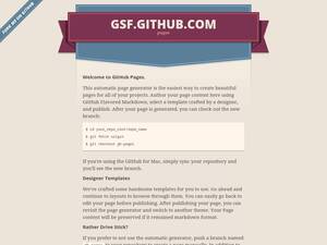 Gsf.github.io