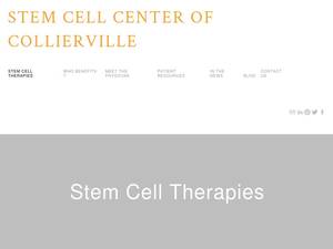 stemcellcenterofcollierville.com