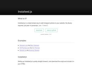 Instafeedjs.com