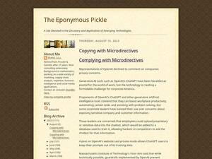 Eponymouspickle.blogspot.com