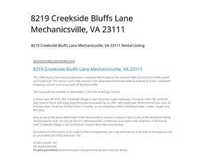 8219creekside.com