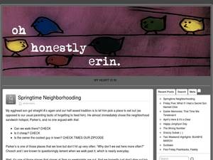 ohhonestlyerin.com