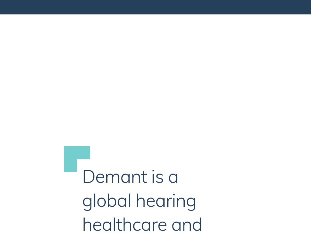 Demant.com