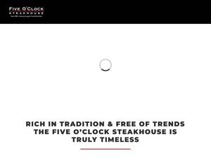 Fiveoclocksteakhouse.com