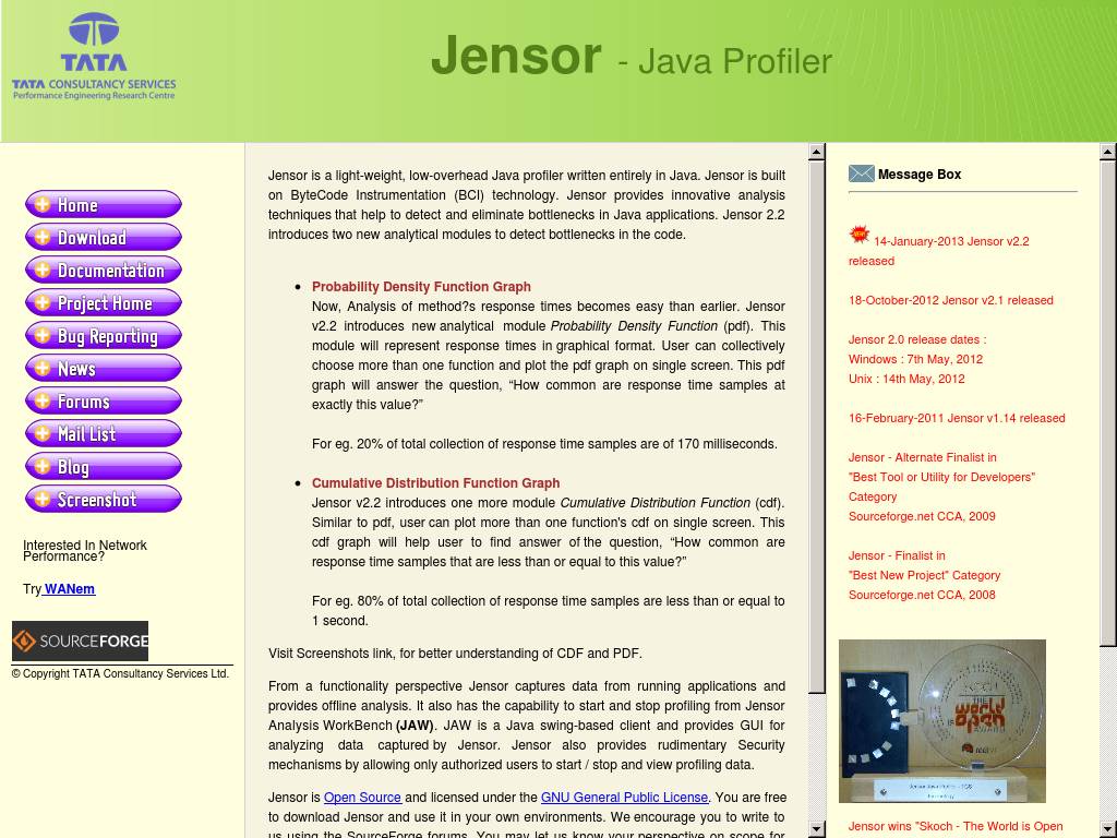 Jensor.sourceforge.net