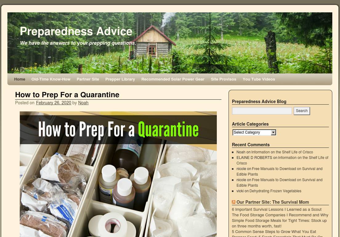 Preparednessadvice.com