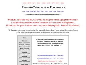 extremetemperatureelectronics.com