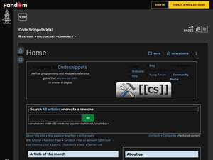 Codesnippets.wikia.com