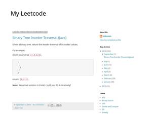 Rleetcode.blogspot.com