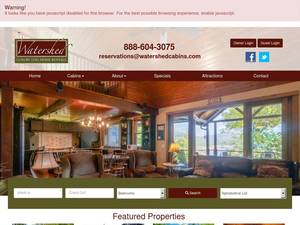 watershedcabins.com