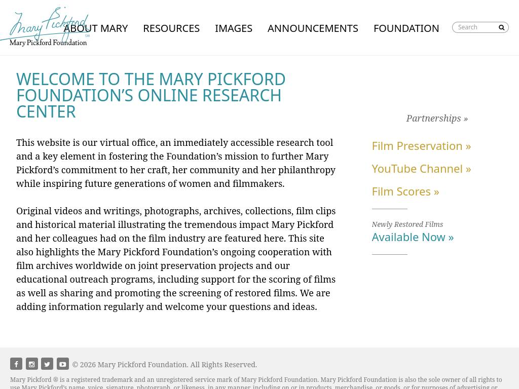 Marypickford.org